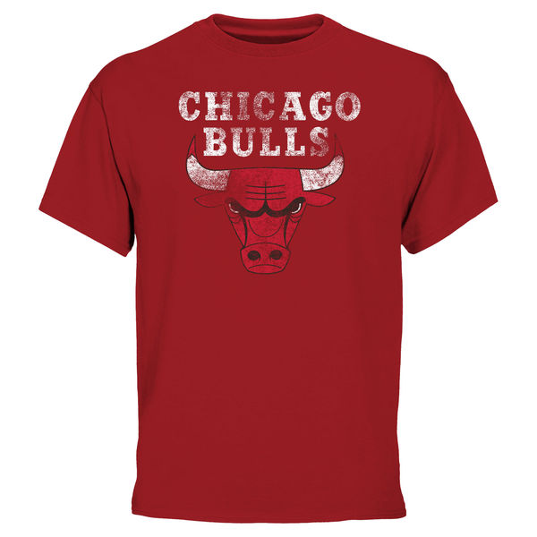 NBA Men Chicago Bulls Big Tall Team TShirt Red->nba t-shirts->Sports Accessory